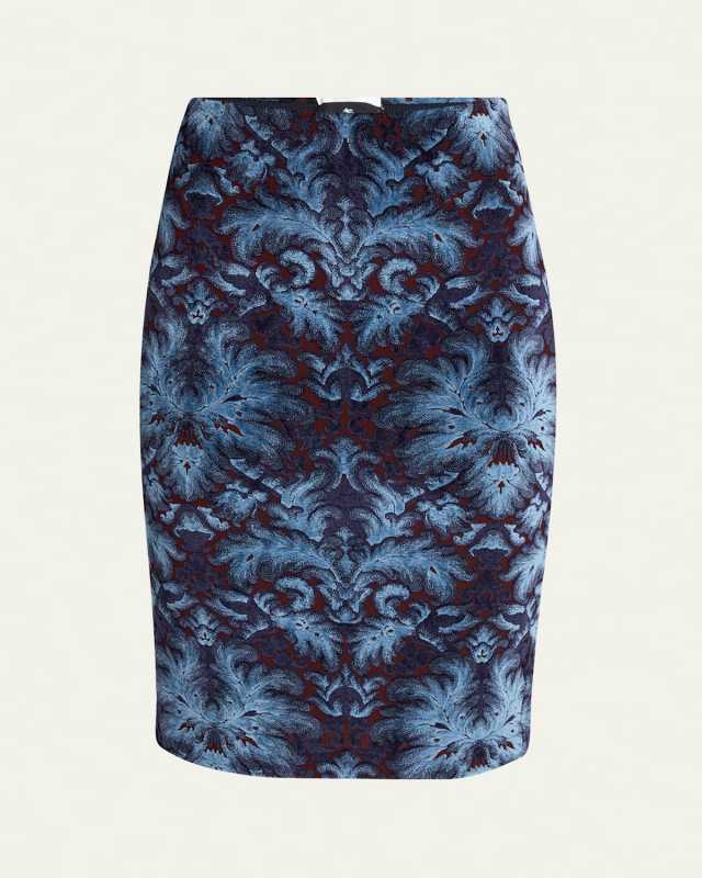 Straight Knee-Length Skirt